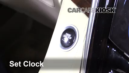 2016 Cadillac Escalade ESV Luxury 6.2L V8 FlexFuel Horloge Régler l'horloge